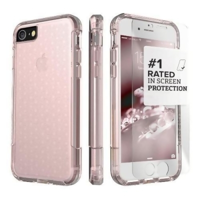 Inspire Series Case for Apple iPhone SE (2nd Generation & 3rd Generation 2022) - Clear Rose Gold 