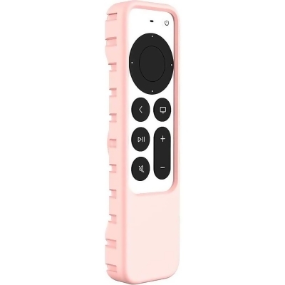 Apple TV 4K Remote Silicone Case for Apple AirTag - Pink 