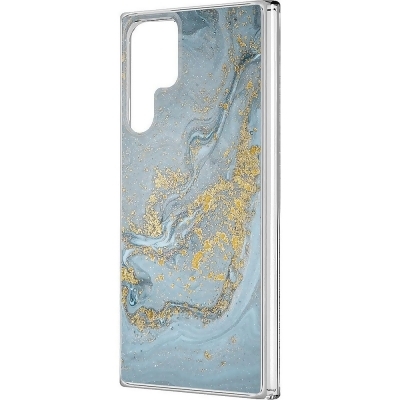 Marble Series Case for Samsung Galaxy S22 Ultra - Blue Marble 