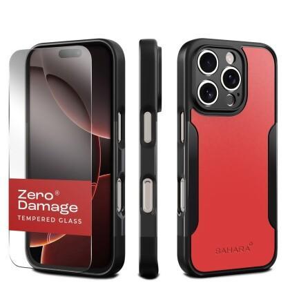 Classic Series Case & Tempered Glass Kit - Apple iPhone 16 Pro Max - Viper Red 