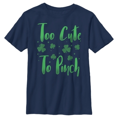 Boy's Lost Gods St. Patrick's Day Too Cute To Pinch Graphic T-Shirt 