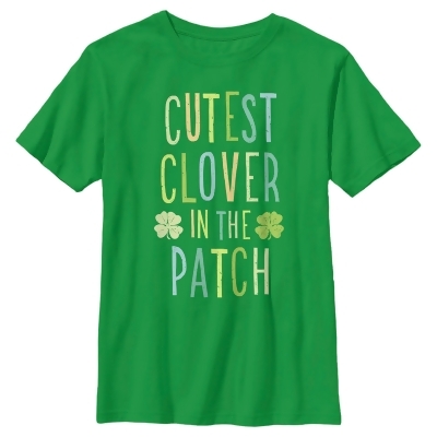 Boy's Lost Gods St. Patrick's Day Cutest Clover in the Patch Graphic T-Shirt 