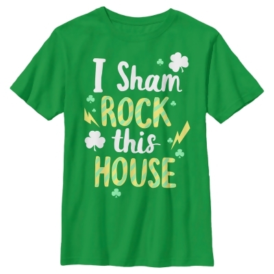 Boy's Lost Gods St. Patrick's Day I Sham Rock This House Graphic T-Shirt 