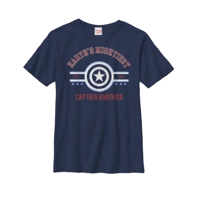 Boy's Marvel Earth's Mightiest Captain America Graphic T-Shirt 