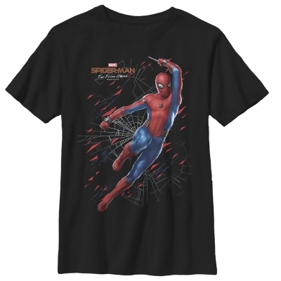 Boy's Marvel Spider-Man: Far From Home Web Shatter Graphic T-Shirt 