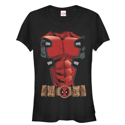 Junior's Marvel Halloween Deadpool Costume Graphic T-Shirt 