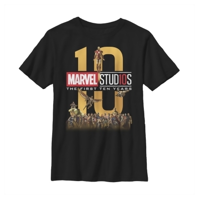 Boy's Marvel Studios First Ten Years Full Cast Graphic T-Shirt 