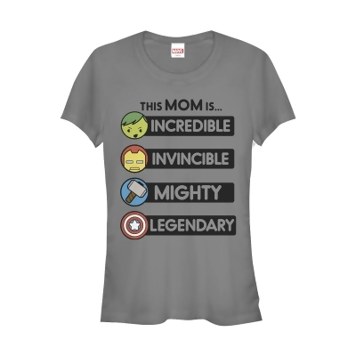 Junior's Marvel Mother's Day Mom Qualities Graphic T-Shirt 