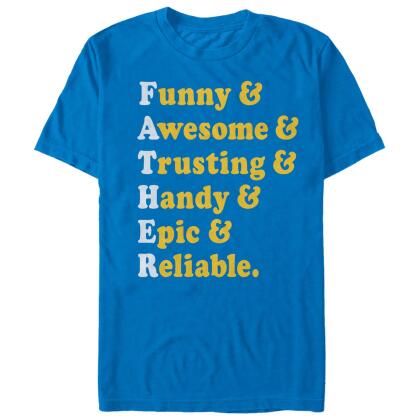 Men's Lost Gods Father's Day Quality List Graphic T-Shirt