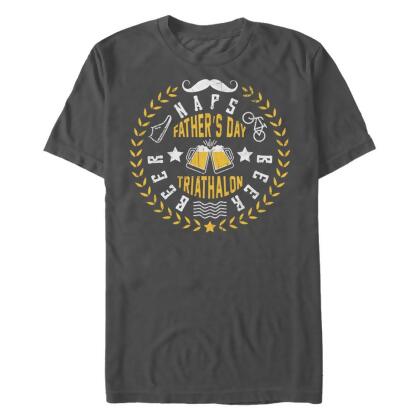 Men's Lost Gods Father's Day Dad Triathlon Graphic T-Shirt