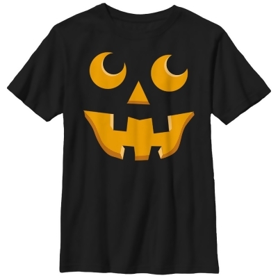 Boy's Lost Gods Halloween Jack-o'-Lantern Toothy Grin Graphic T-Shirt 