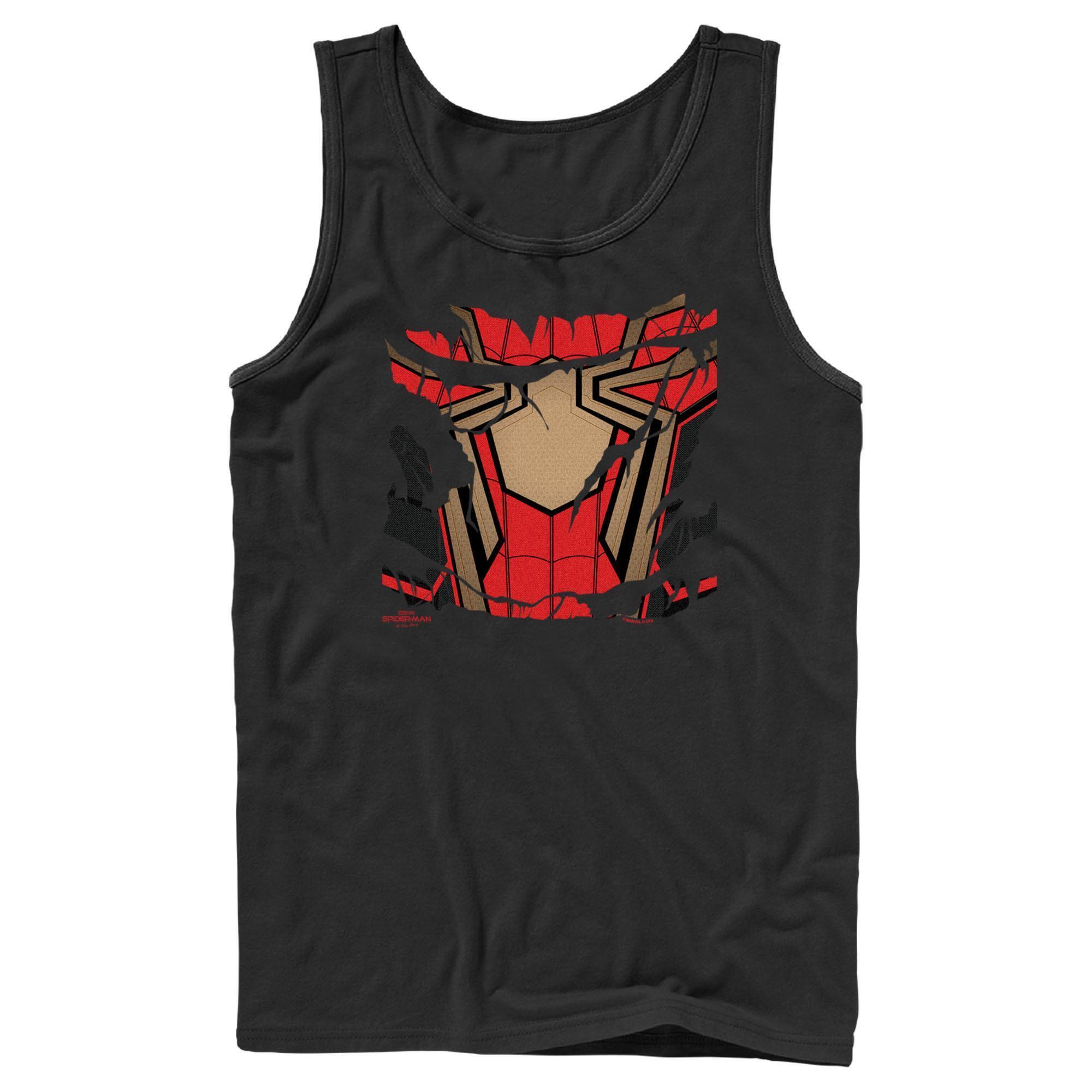 Men's Marvel Spider-Man: No Way Home Ripped Iron Suit Tank Top