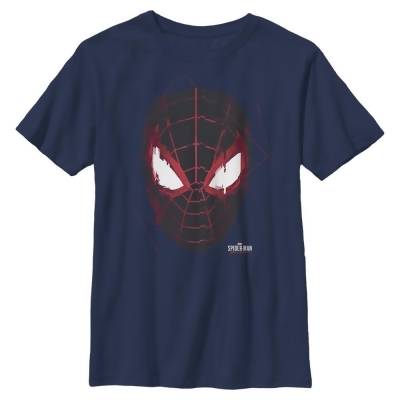 Boy's Marvel Spider-Man: Miles Morales Glitch Mask Graphic T-Shirt 