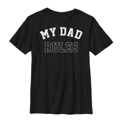 Boy's Lost Gods Father's Day Dad Rules Graphic T-Shirt 