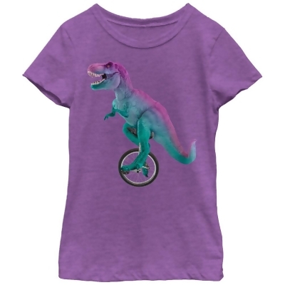 Girl's Lost Gods Unicycle Dinosaur Graphic T-Shirt 
