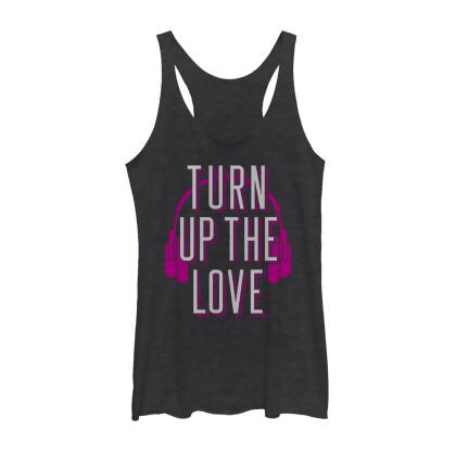 Women's CHIN UP Turn Up the Love Racerback Tank Top 
