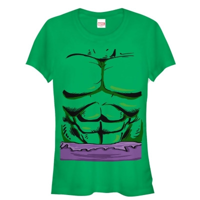 Junior's Marvel Halloween Hulk Classic Costume Graphic T-Shirt 