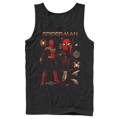 Men's Marvel Spider-Man: No Way Home Iron Suit Gear Tank Top 