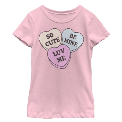Girl's Lost Gods Valentine's Day Candy Hearts Graphic T-Shirt 