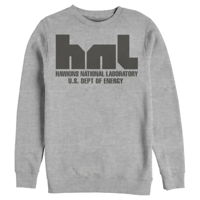 Men's Stranger Things Hawkins National Lab Logo Pullover Sweatshirt 