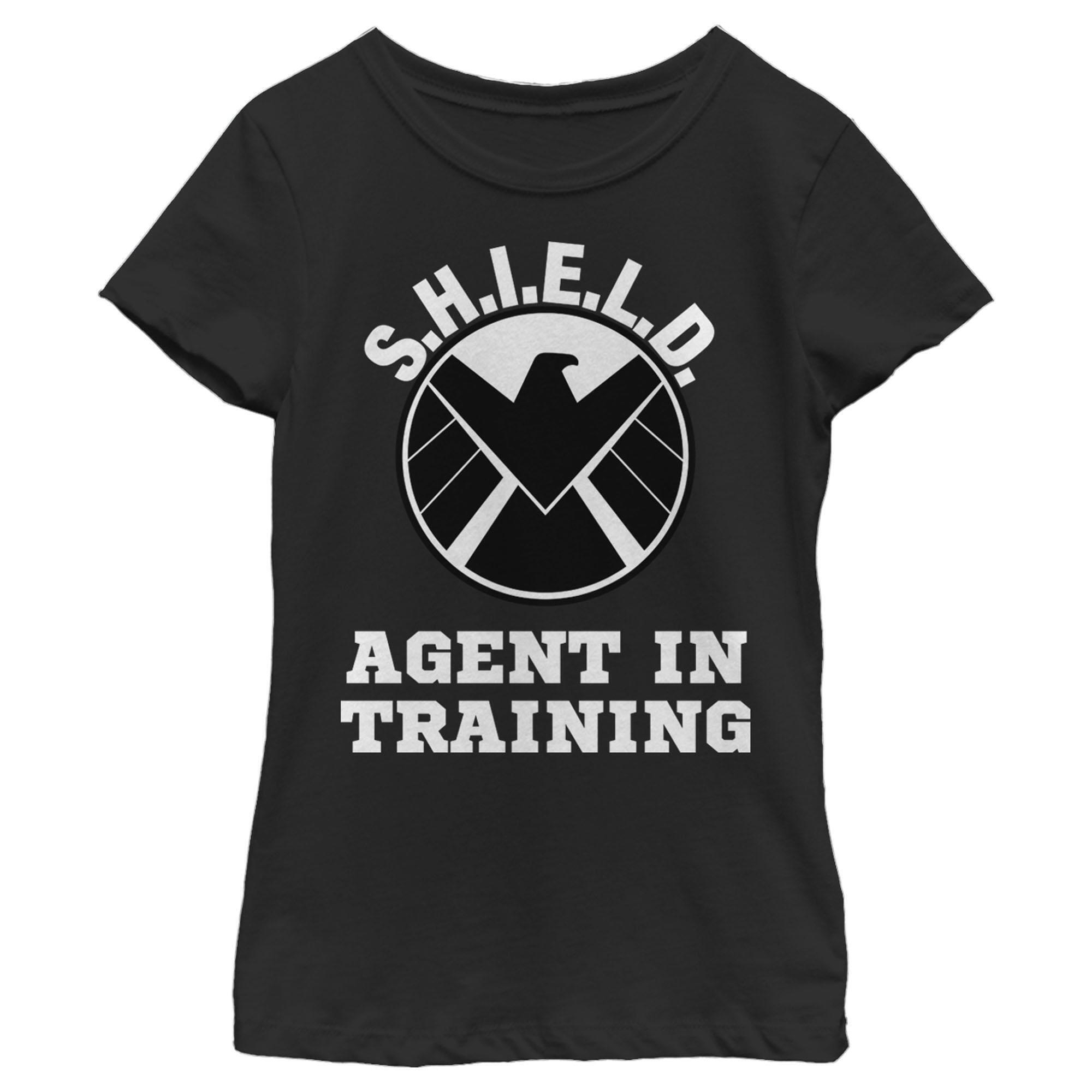 Girl's Marvel SHIELD Agent in Training Graphic T-Shirt