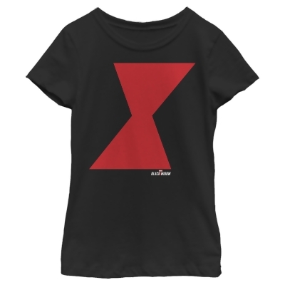 Girl's Marvel Black Widow Bold Hourglass Graphic T-Shirt 