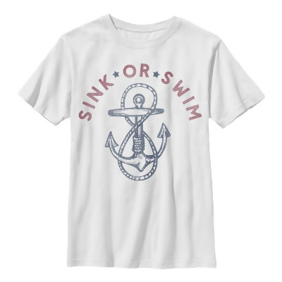 Boy's Lost Gods Sink Or Swim Anchor Graphic T-Shirt 