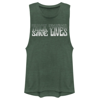 Junior's CHIN UP Thick Thighs Save Lives Festival Muscle Tee 