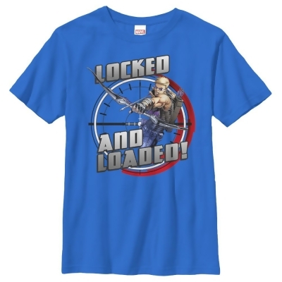 Boy's Marvel Hawkeye Locked and Loaded Graphic T-Shirt 
