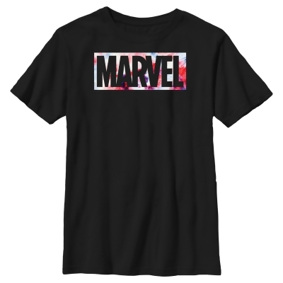 Boy's Marvel Classic Patriotic Tie-Dye Logo Graphic T-Shirt 