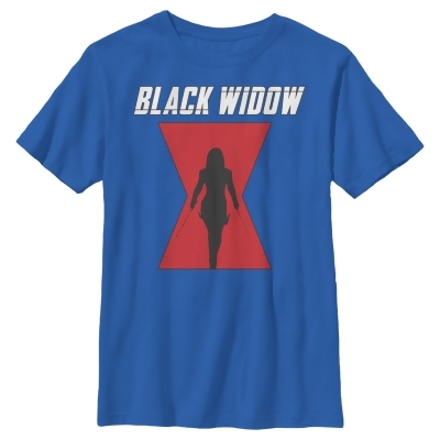 Boy's Marvel Black Widow Hourglass Silhouette Graphic T-Shirt 
