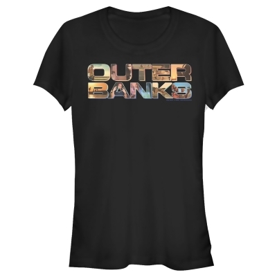 Junior's Outer Banks Photo Logo Graphic T-Shirt 