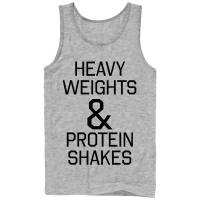 Men's CHIN UP Heavy Weights and Protein Shakes Tank Top 