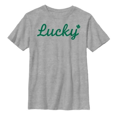 Boy's Lost Gods St. Patrick's Day Lucky Cursive Graphic T-Shirt 