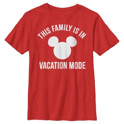 Boy's Mickey & Friends This Family Is In Vacation Mode Graphic T-Shirt 