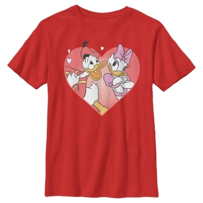 Boy's Mickey & Friends Donald and Daisy In Love Graphic T-Shirt 