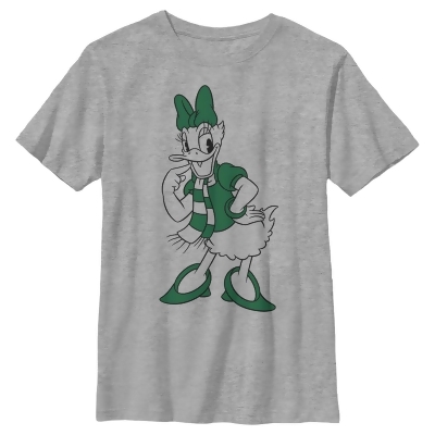 Boy's Mickey & Friends Daisy Duck St Patrick Green Graphic T-Shirt 