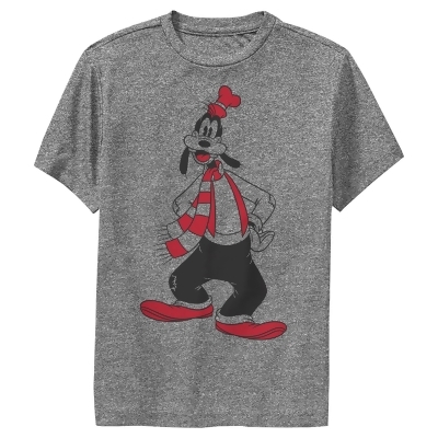 Boy's Mickey & Friends Winter Ready Goofy Outline Performance T-Shirt 