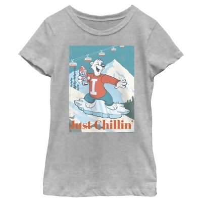 Girl's ICEE Bear Just Chillin' while Iceboarding Graphic T-Shirt 