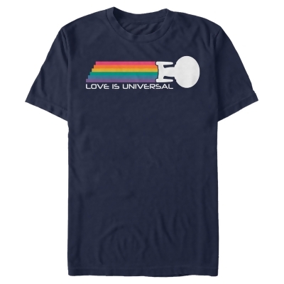Men's Star Trek: The Next Generation Enterprise Love is Universal Graphic T-Shirt 