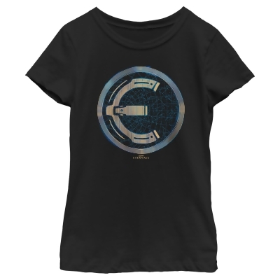 Girl's Marvel Eternals Constellation Logo Graphic T-Shirt 