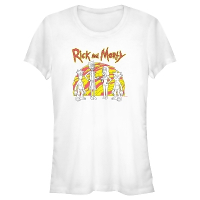 Junior's Rick And Morty Drinks on Planet Gaia Graphic T-Shirt 
