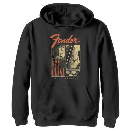 Boy's Fender Stratocaster Boxes Pullover Hoodie