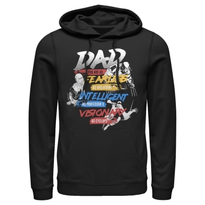Men's Marvel X-Men Dad You are Fearless, Intelligent, and a Visionary Pullover Hoodie 