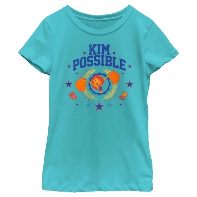 Girl's Kim Possible Cheerleader Kim Est. 2002 Graphic T-Shirt 