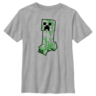 Boy's Minecraft Creeper Creepin' Large Graphic T-Shirt 
