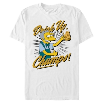 Men's The Simpsons Moe Drink Up Chumps Graphic T-Shirt 