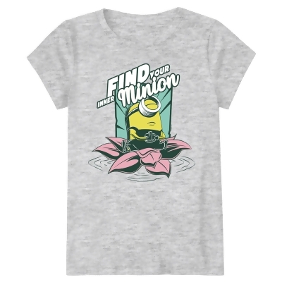 Girl's Minions: The Rise of Gru Stuart Find Your Inner Minion Graphic T-Shirt 