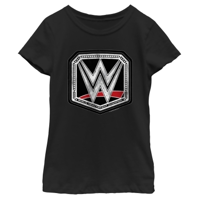 Girl's WWE World Heavyweight Champion Logo Graphic T-Shirt 
