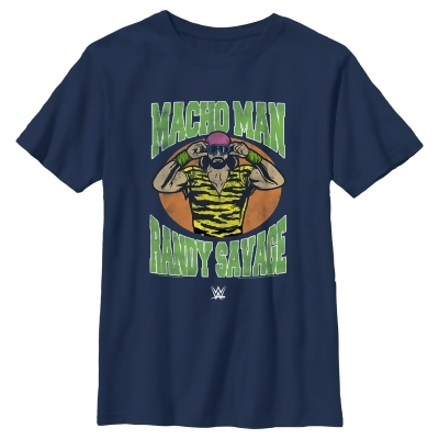 Boy's WWE Macho Man Randy Savage Distressed Graphic T-Shirt 